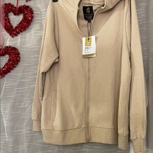 Rocawear Tan Full-Zip Hoodie